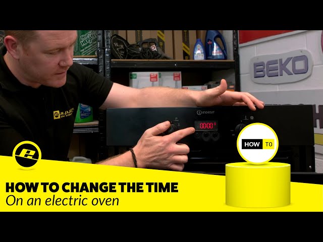 Simplified Electric Oven Clock Adjustment