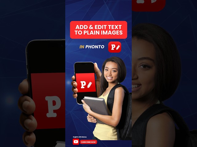 How to add & edit text to plain images