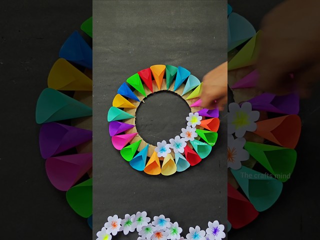 Beautiful DIY paper hanging ❤️ #wallhanging #papercraft #diy #homedecor