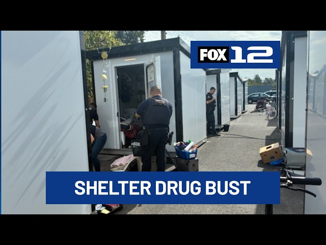 Two arrested in drug bust at city-run homeless shelter in Portland, police say