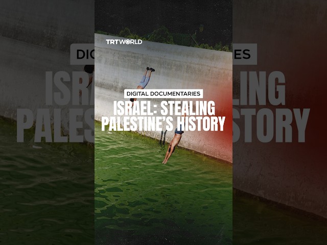 How does Israel occupy Palestine’s history by targeting its landmark sites?