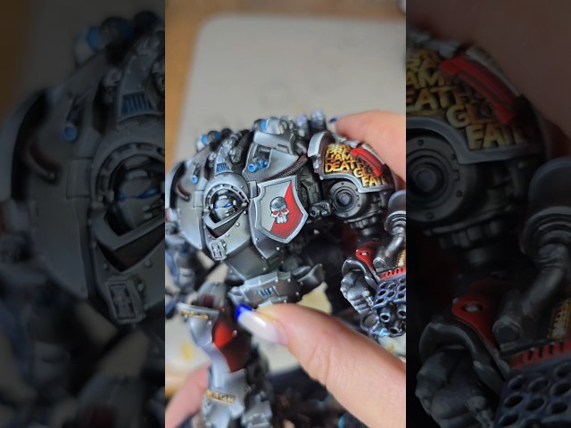 Magic brush in action 💫 #warhammer40k #ikaruspattern #miniaturepainting #maybuggames #warhammer