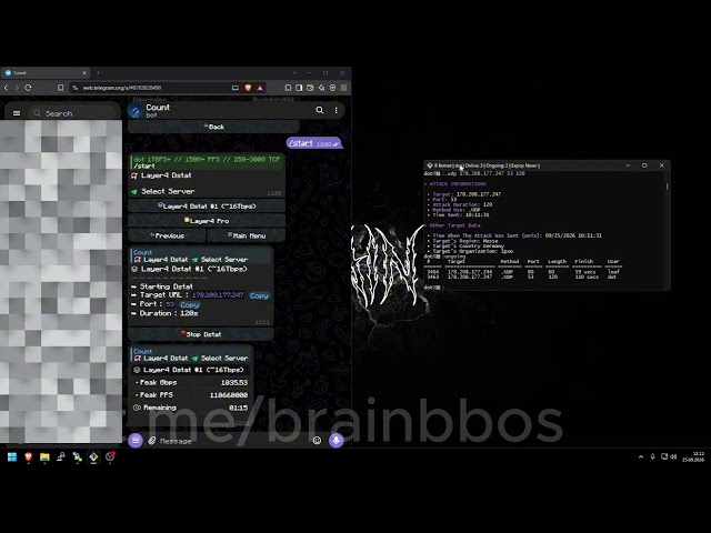 Brain Botnet hitting 1Tbp/s+ UDP | STRONG AND CHEAP C2 & BOTNET 2026 | BEST ON MARKET!