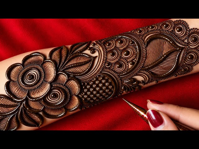 Very Very Unique Bridal Mehndi Design||Very Simple Very Beautiful Easy Style Mehndi Design||Henna 