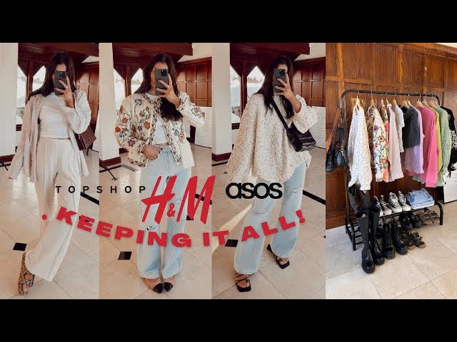 NEW IN MY WARDROBE FOR SPRING 2023 : H&M ASOS TOPSHOP RIVER ISLAND