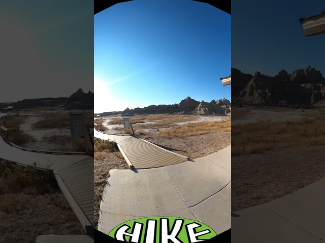 Hiking Badlands National Park in SD. (Hike 360° VR Video)