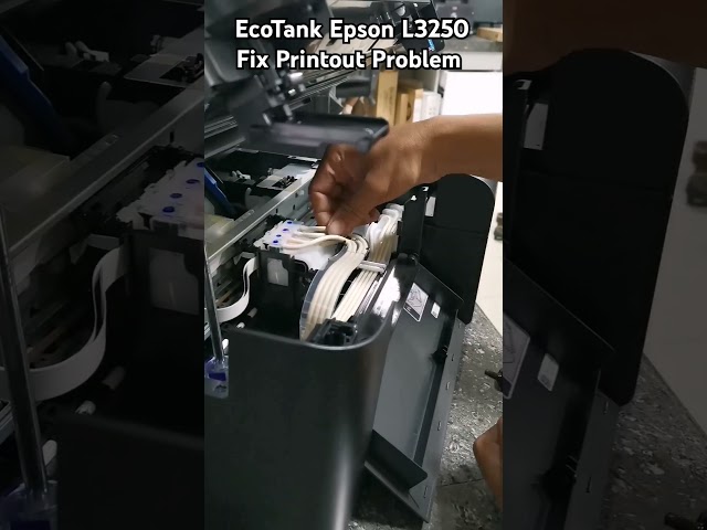 EcoTank Epson L3250 Printout Problem fix. #shorts #shortsfeed #shortsvideo #printer #inktankprinter