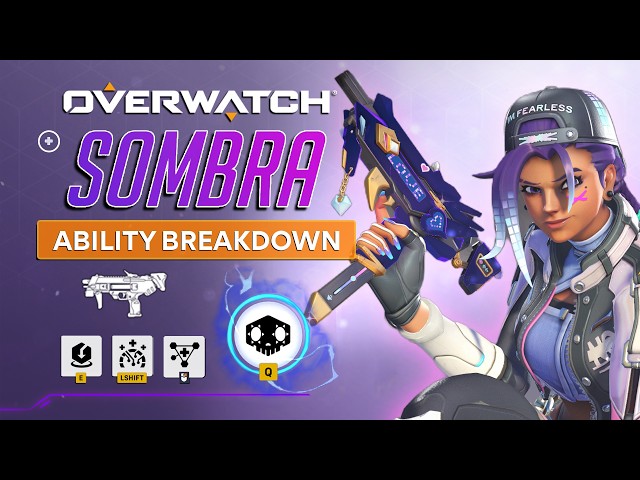 Overwatch - EVERY SUPPORT SOMBRA ABILITY | Full Breakdown Guide & Tips