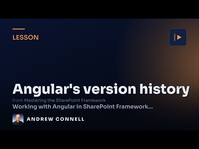 Angular vs. AngularJS: Version History for SPFx Developers