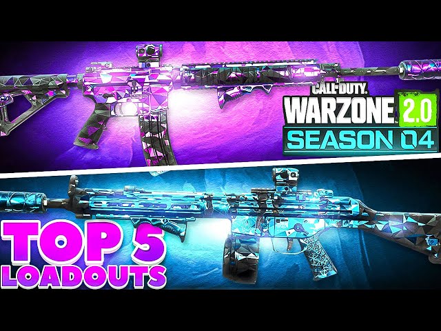 TOP 5 *META* ASSAULT RIFLE LOADOUTS in WARZONE 2 SEASON 4! 👑 (Warzone Best Loadouts) - MW2