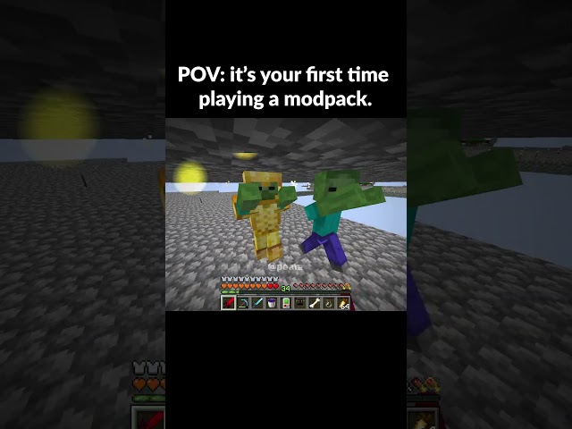 POV It's You’re First Time playing a Modpack...