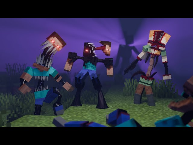 Minecraft in movie but it's horror