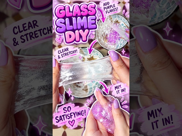 I Turned Glass Slime Into a Squishy ✨ | DIY Squishy ASMR  #slime #fidgettoysplus #satisfying