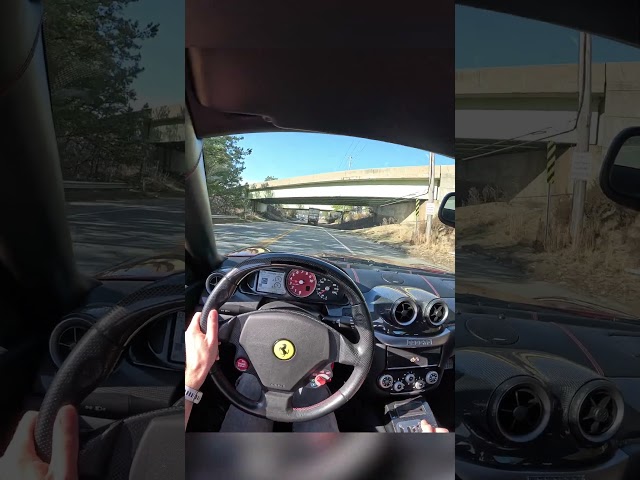 Straight Piped V12 Ferrari 599 Manual Screaming!