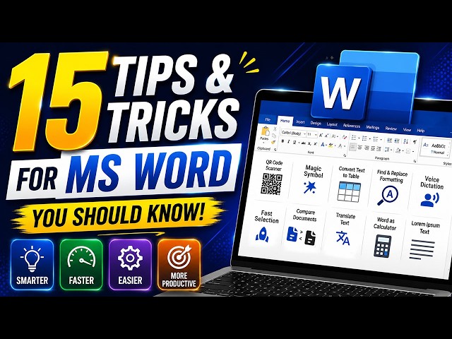 15 Advanced MS Word Tips and Tricks | Microsoft Word Tutorial