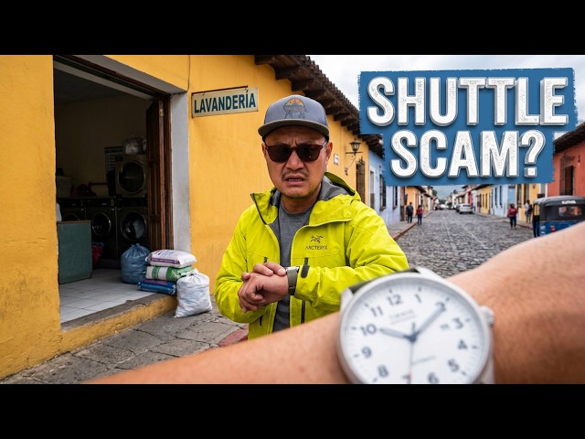 I Booked Airport Shuttle From A Laundromat & Almost Didn't Make It Out of Antigua Guatemala![#138]