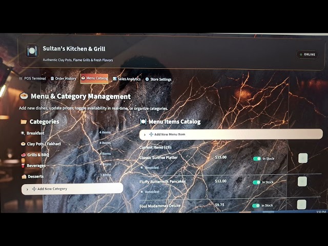 Smart Restaurant POS System | Full Python Source Code & Complete 