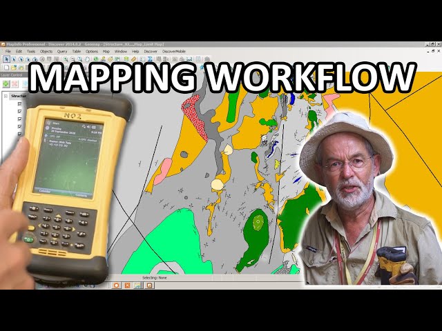 Geological Mapping Data Workflow