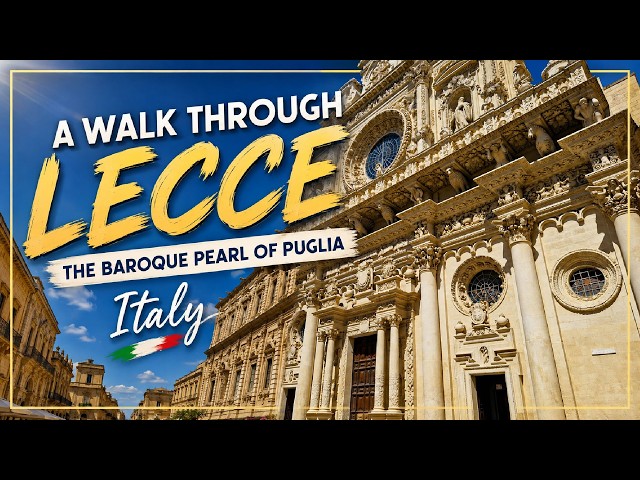 Lecce, Italy 🇮🇹 | Exploring the Stunning Baroque Heart of Puglia
