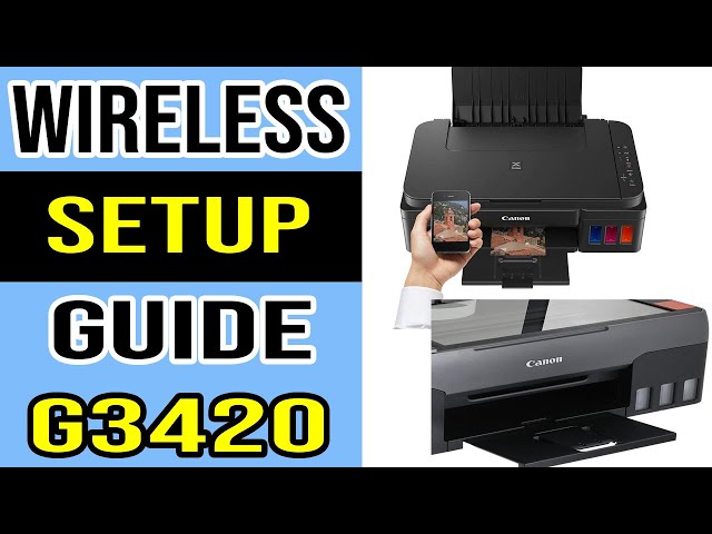Canon Pixma G3420 Printer Wireless Direct Setup, Step By Step Guide