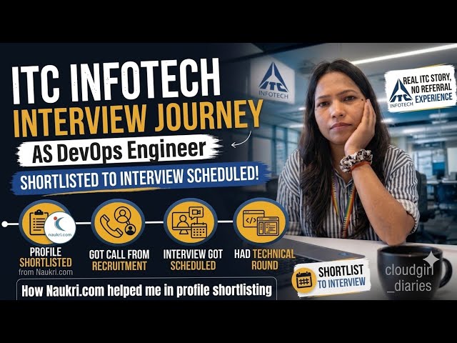 ITC Infotech Interview Process for DevOps Engineer| How Naukri.com Helped Me Get Shortlisted #devops