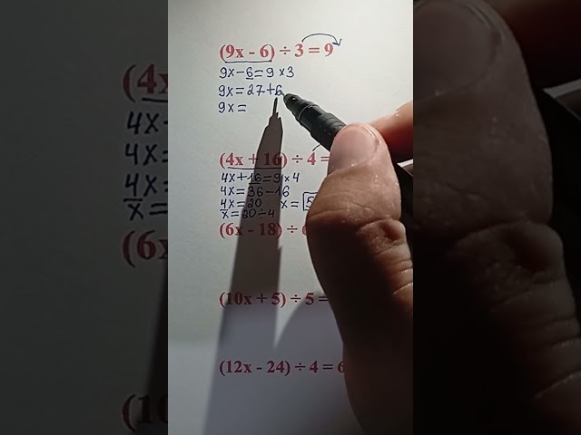 How to Solve 5 Equations Step-by-Step #maths #mathematics #mathtricks #mathstrick #education #mathas