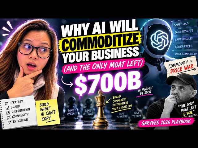 Why AI Will Commoditize Your Business (And the Only Moat Left) GaryVee 2026 Playbook