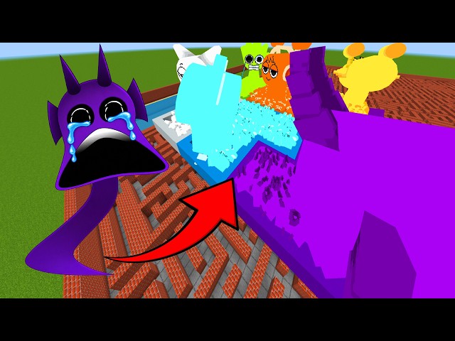 NEW Sprunki VS HORROR Sprunki in CRAZY Maze! | Minecraft PE Mod