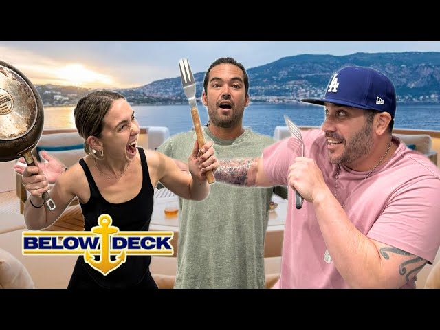 2 BELOW DECK CHEFS GET COMPETITIVE ON A CATAMARAN!! 👀 - (Episode 301)