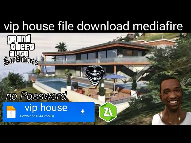 GTA SAN VIP HOUSE MODERN HOUSE | NO PASSWORD MEDIAFIRE LINK 🔗