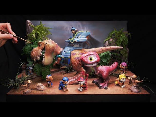 Dino Island Diorama | Custom Toy Makeover!