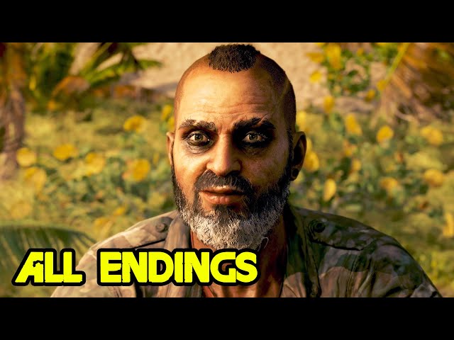 Far Cry 6 VAAS Insanity DLC - ALL ENDINGS (Leave Ending, Stay Ending & Secret Ending)