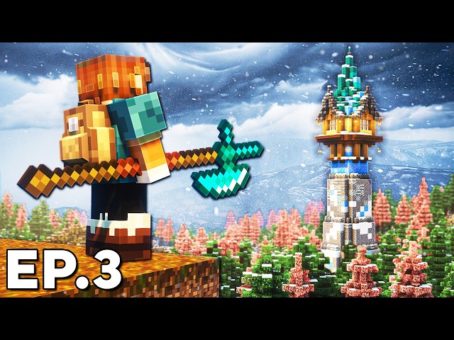 Surviving Winter in REALISTIC Minecraft