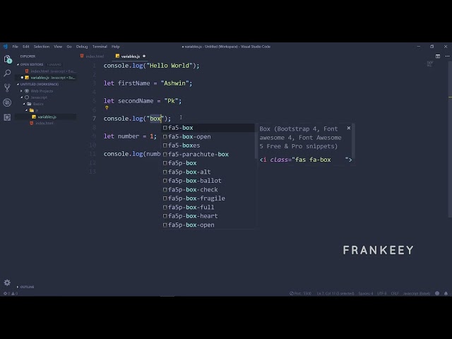 Variables In JavaScript 1080p with 30fps