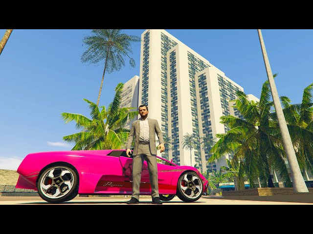 VICE CITY IN GTA 5! - Vice City Exploration, Secrets & MORE! (GTA 5 MAP MOD)