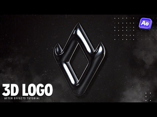 Creating a 3D Rotating Logo | Illustrator & After Effects Tutorial