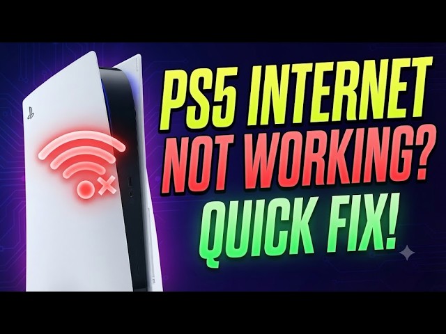 HOW TO FIX YOUR PS5 IF THE INTERNET IS NOT WORKING