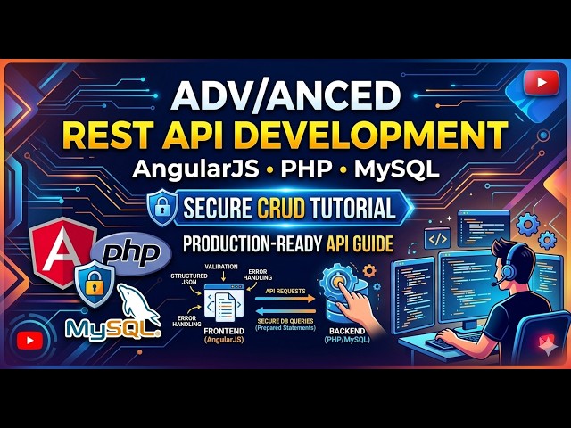 Advanced REST API Development with AngularJS, PHP & MySQL | Secure CRUD