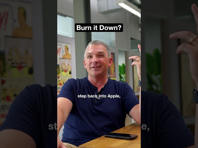 Burn down your business to scale it