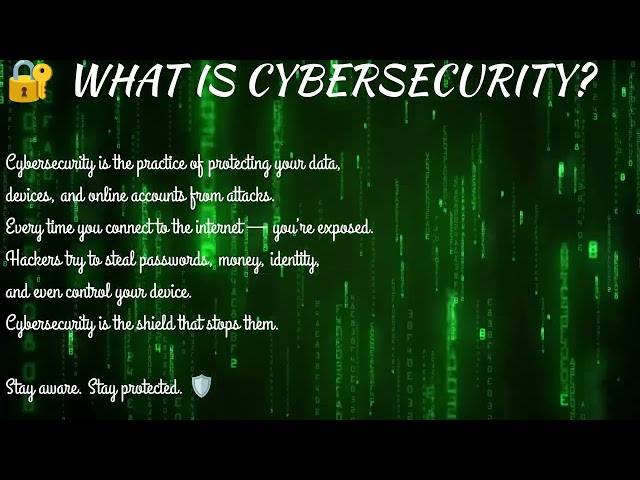 What is Cybersecurity?
