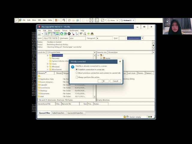 #4 -install, configure & test ftp (file transfer protocol ) on debian 13
