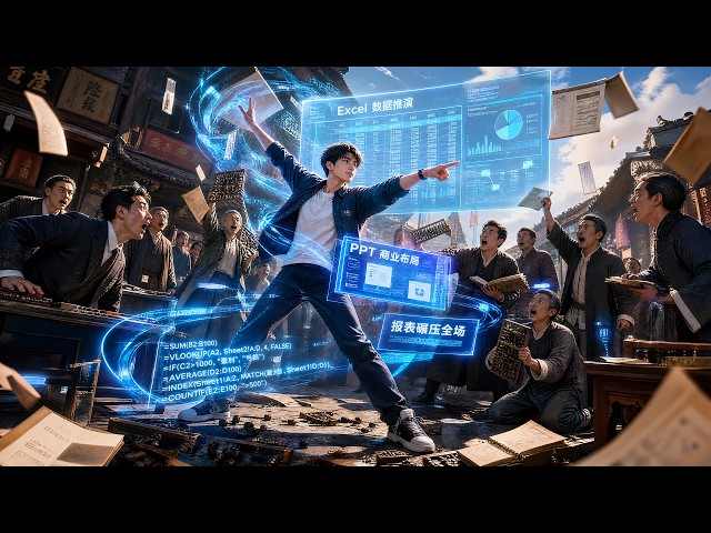 🔥【新劇首發】抓馬好戲登場啦：我會做PPT、用Excel，在落後平行世界竟成頂級神技！#草根逆袭 #穿越 #平行時空