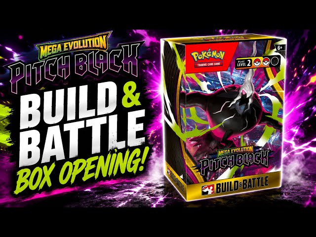 Opening the NEW Pokémon Pitch Black Build & Battle Box!