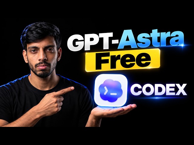 Get $150 GPT Astra API for Free And Use Inside Codex