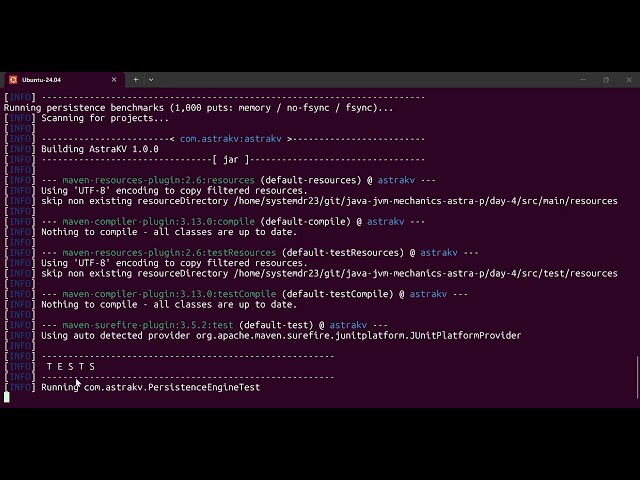 Day 4: Java FileOutputStream Persistence: Build AstraKV Append Log & Measure fsync Latency