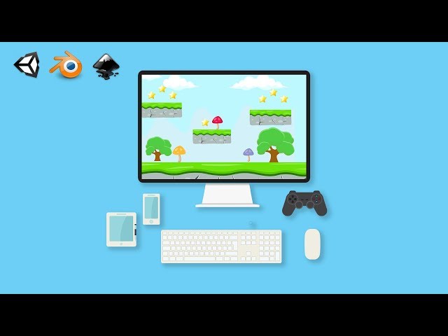 Game Design & Development : 20+ 2D & 3D Projects Course