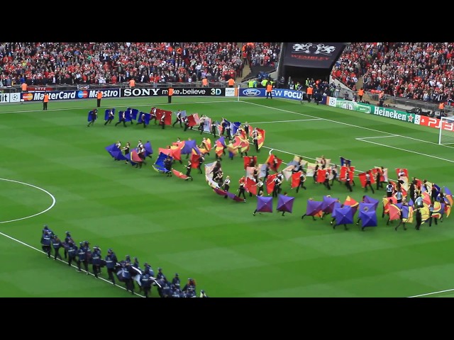 Lễ khai mạc Chung kết cúp C1 năm 2011 tại sân Wembley - London - Anh