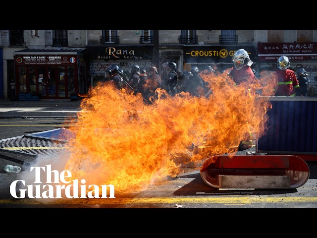 Fires burn as French students protest against lack of investment in education
