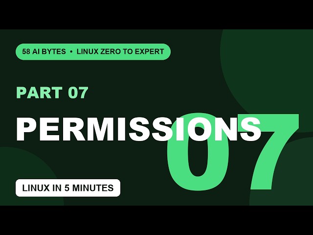 Linux Permissions Finally Explained: rwx, chmod & chown (Part 7)