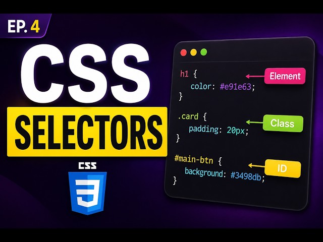What is CSS Selectors | Explained for Beginners